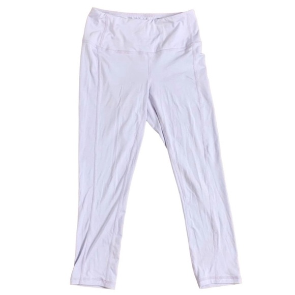 Joe Fresh Active Women's Capri Leggings High Rise cropped pants Lilac Purple XS - Picture 1 of 10